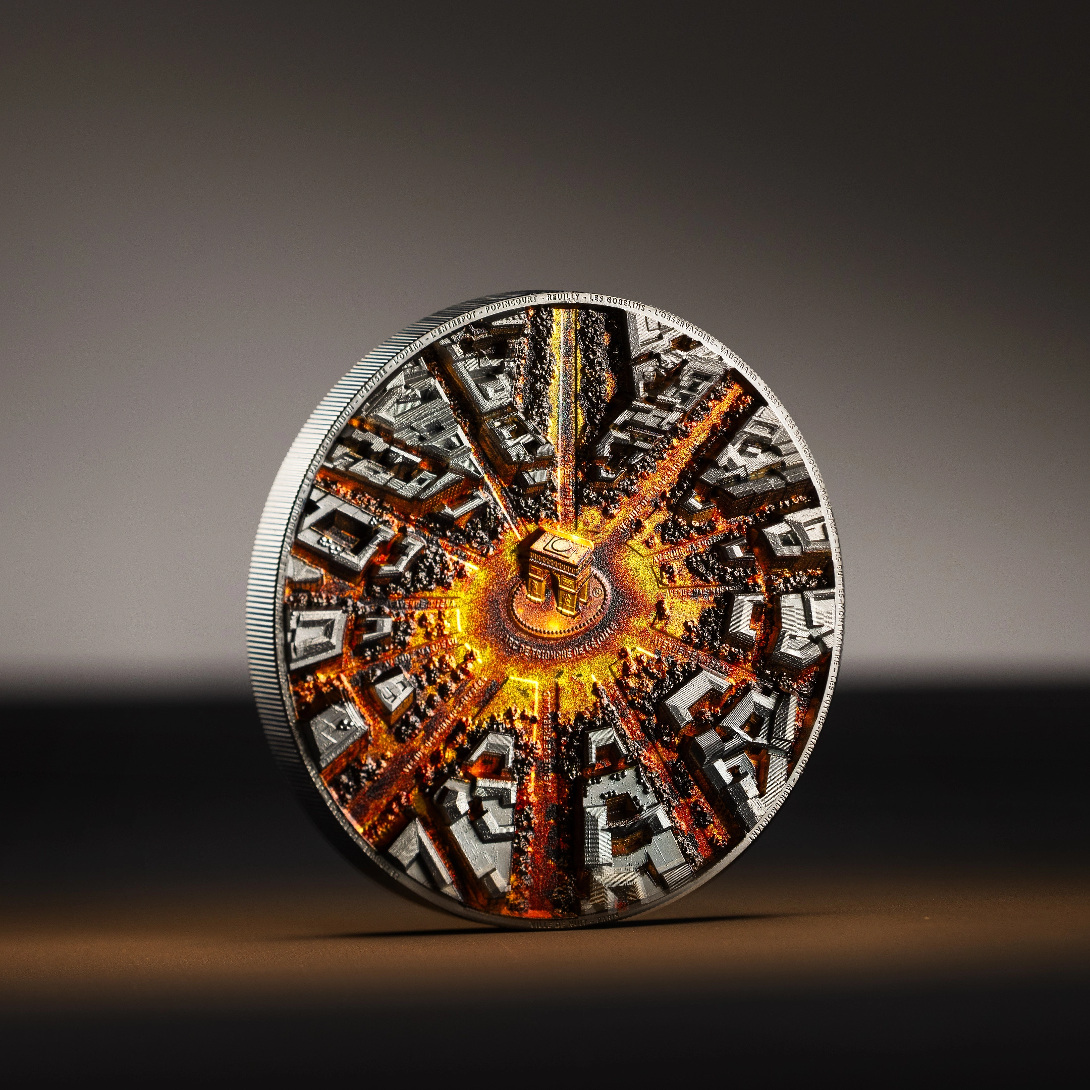 2026 Cook Islands Ville De Nuit - Paris 3oz Silver Coin Ultra High Relief