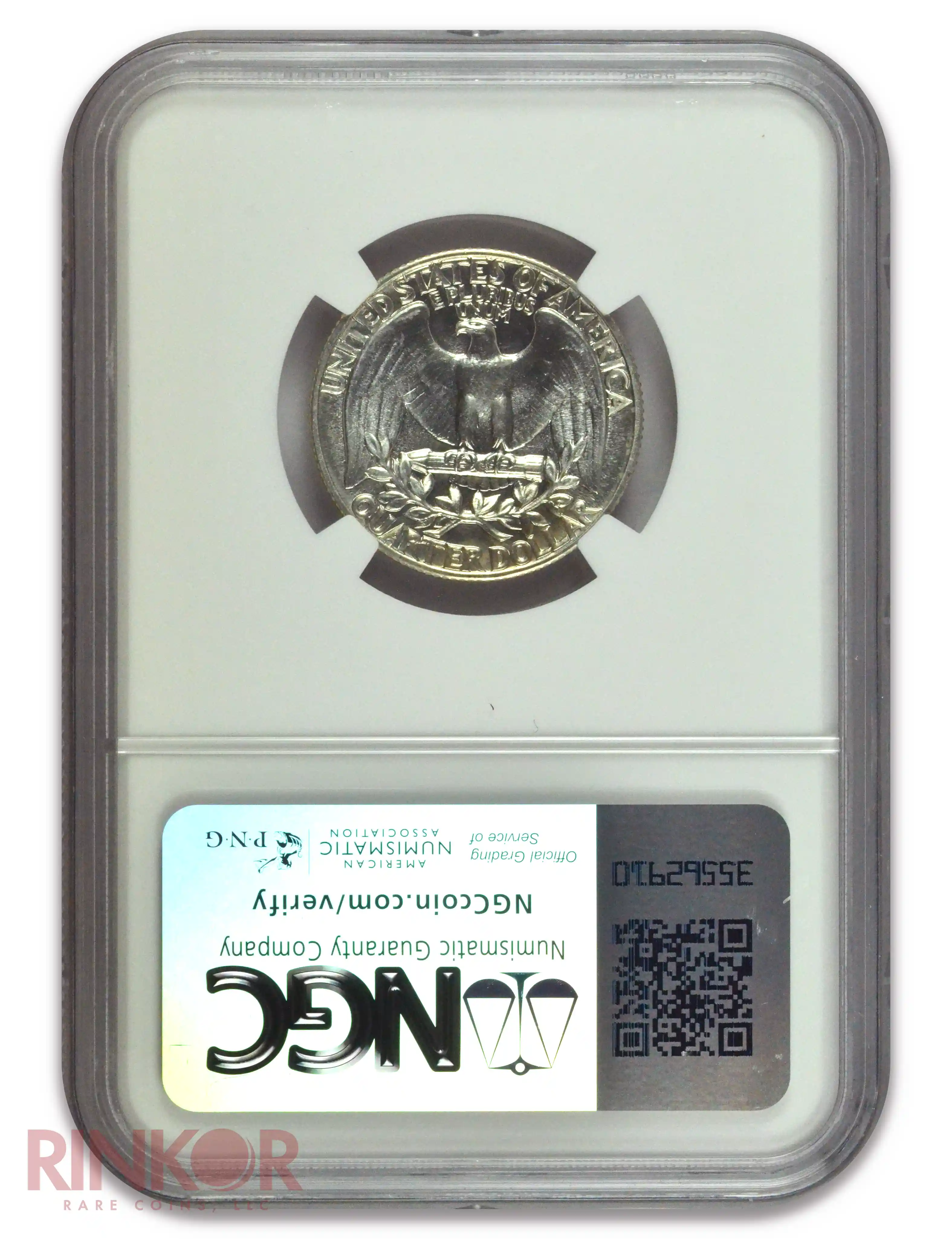 1937 Washington Quarter NGC PF 66+
