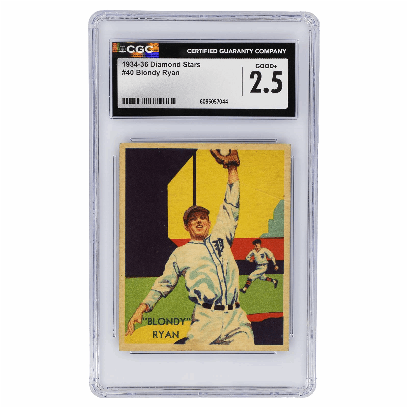 1934-36 Diamond Stars Blondy Ryan #40 CGC Good+ 2.5