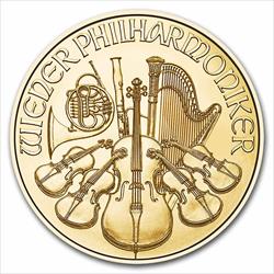 2025 100 Euro 1oz. Austrian Gold Philharmonic, BU 