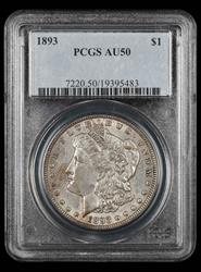1893 $1 PCGS AU-50