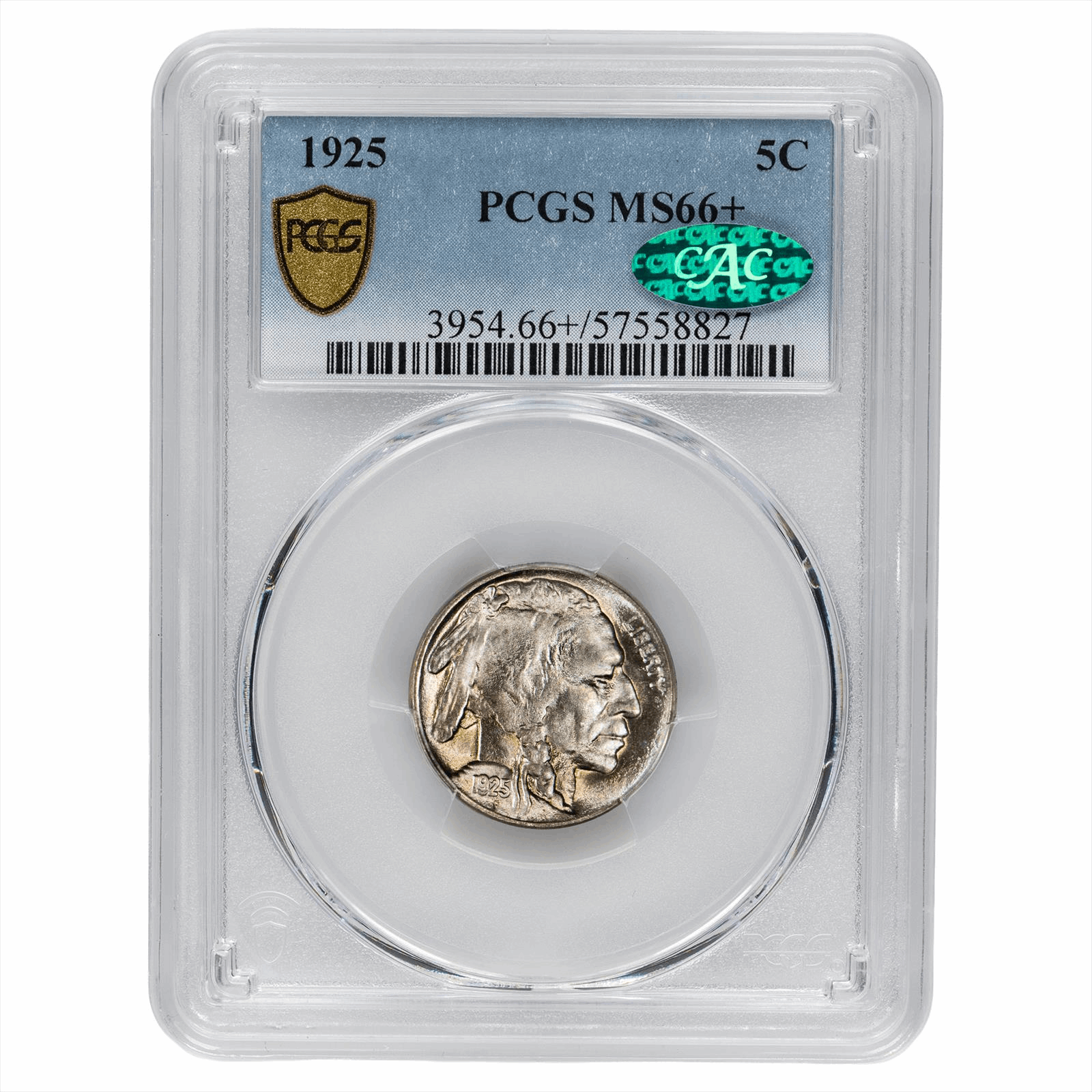 1925 Buffalo Nickel 5C PCGS MS 66+ CAC