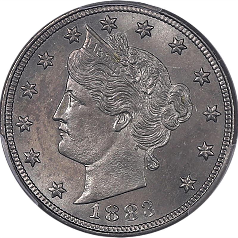 1883 Liberty V Nickel 5C PCGS MS 64 CAC - Nice Original Coin