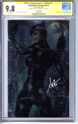 Catwoman: Uncovered #1 CGC 9.8 Signature Series Signed by Stanley Artgerm Lau ( Lau Foil Variant) 