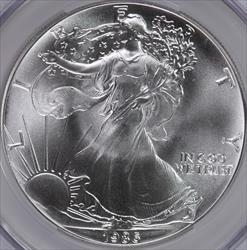 1986 American Silver Eagle CACG MS70 