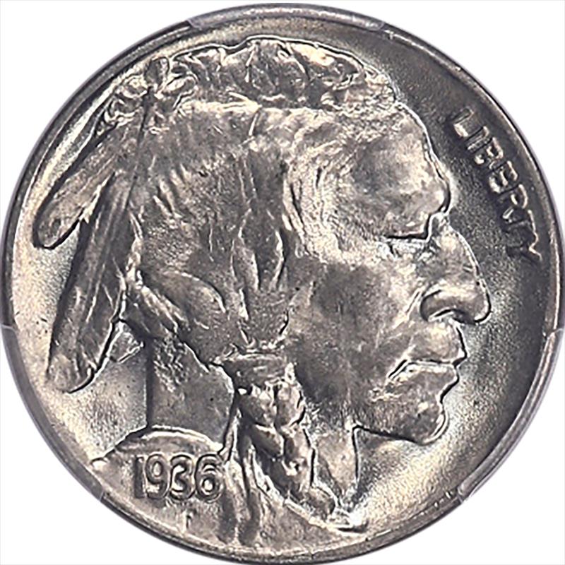 1936-D Buffalo Nickel 5C PCGS MS 65 - Nice Lustrous Coin