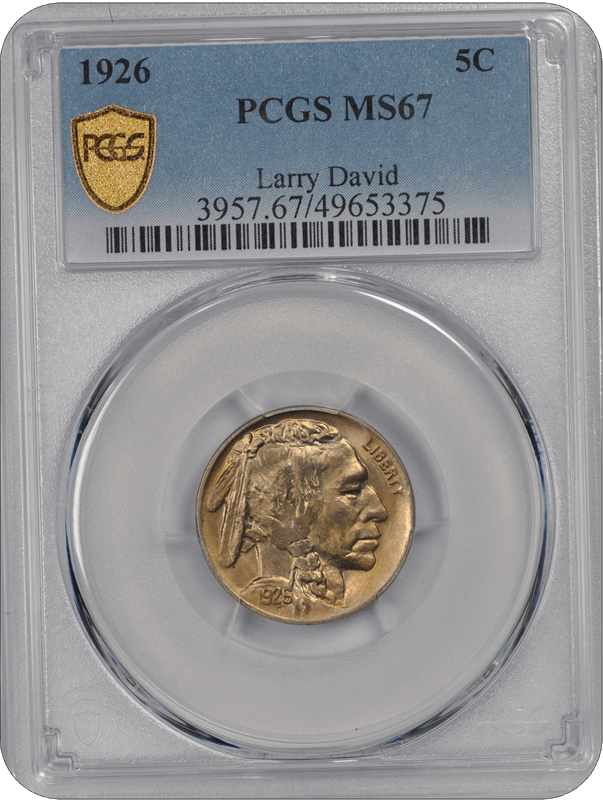 1926 Buffalo PCGS MS 67