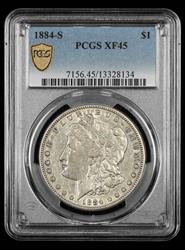 1884-S $1 PCGS XF-45