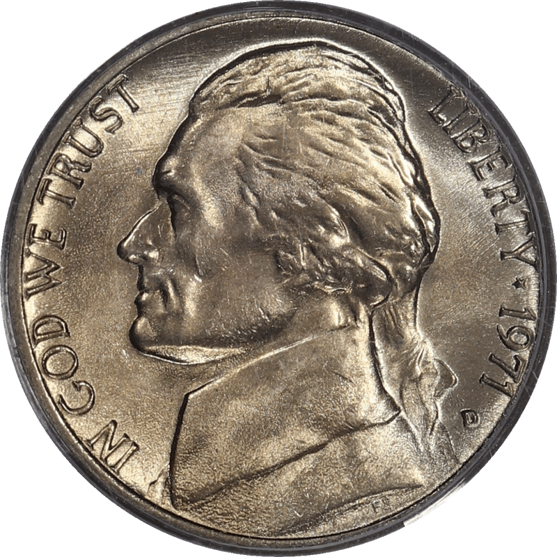 1971-D Jefferson Nickel 5c, PCGS MS 65 FS - Nice Coin