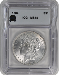 1884 Morgan ICG MS 64