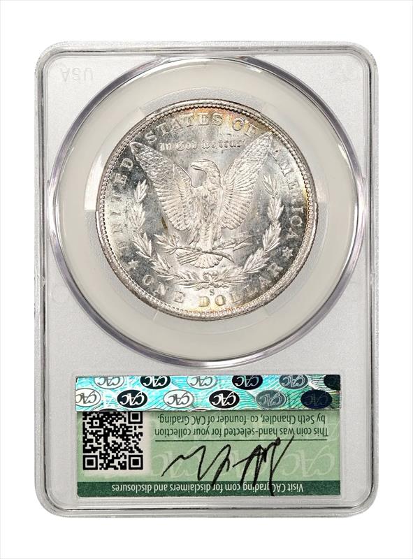 1880-S $1 CACG MS 64 WitterBrick