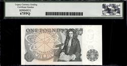 Great Britain Bank of England 1 Pound ND 1978-80 Superb Gem New 67PPQ 
