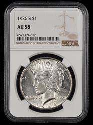 1926 S $1 NGC AU58 AU58