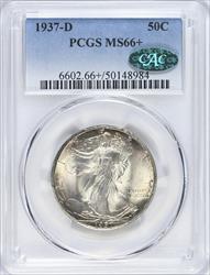 1937-D 50C PCGS MS 66+ CAC