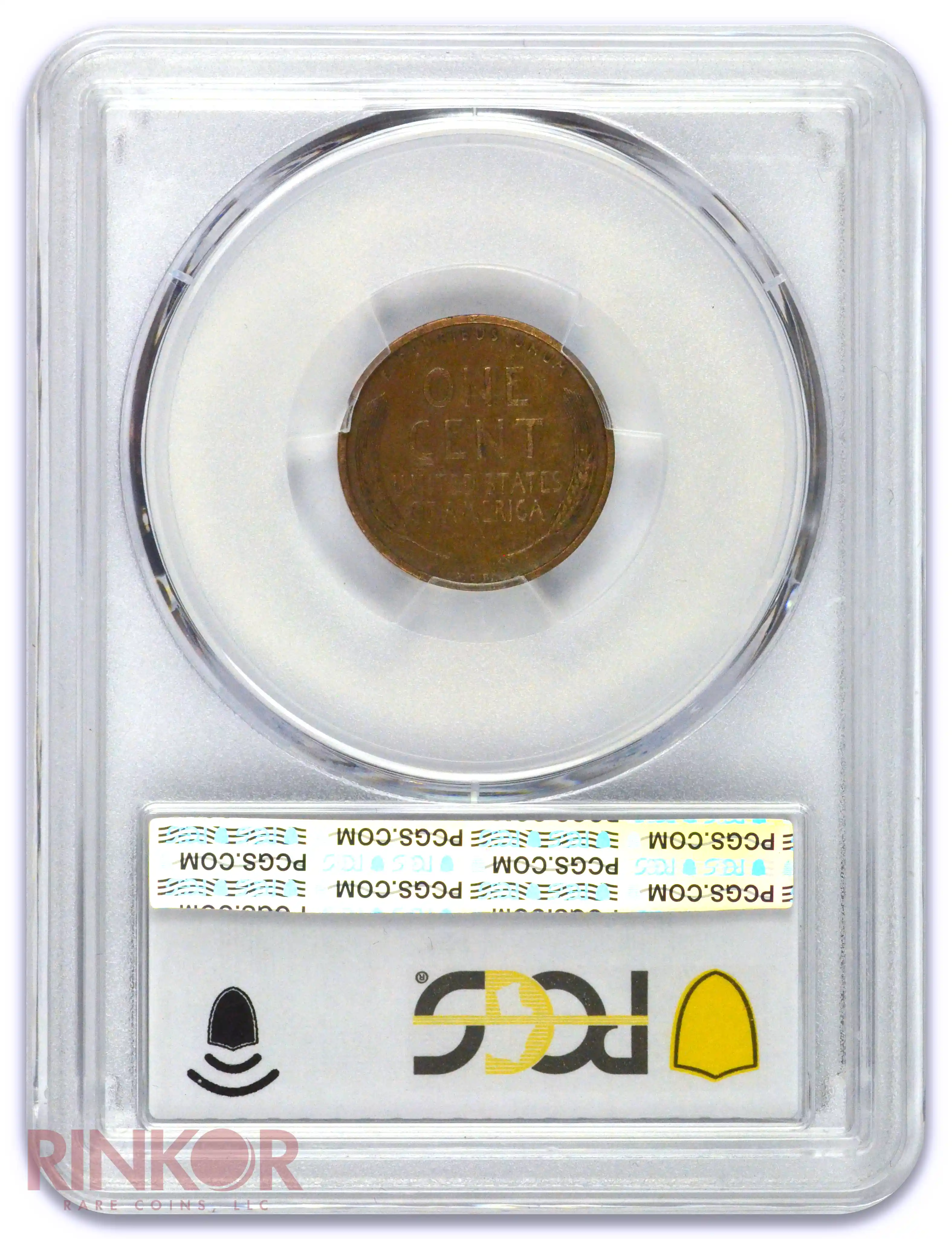 1909-S VDB 1C Lincoln Wheat Cent PCGS Reverse