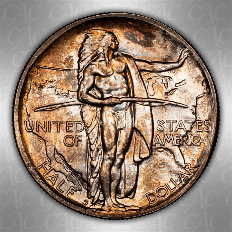 1939-D Oregon 50c CACG MS 67