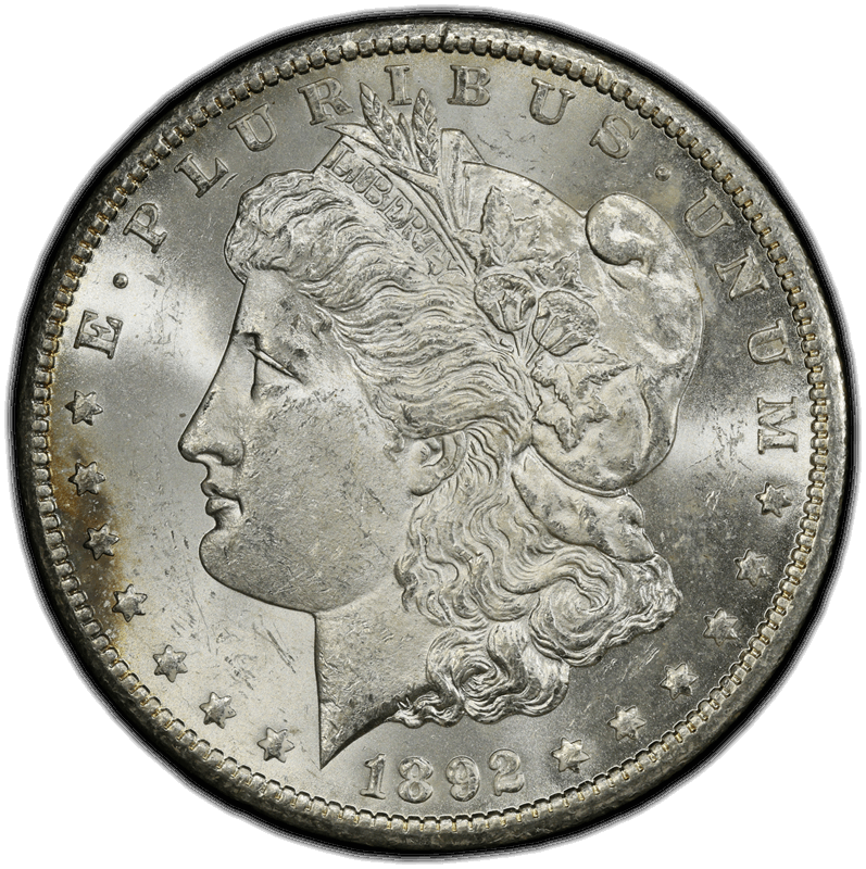 1892-CC $1 PCGS MS 62 CAC