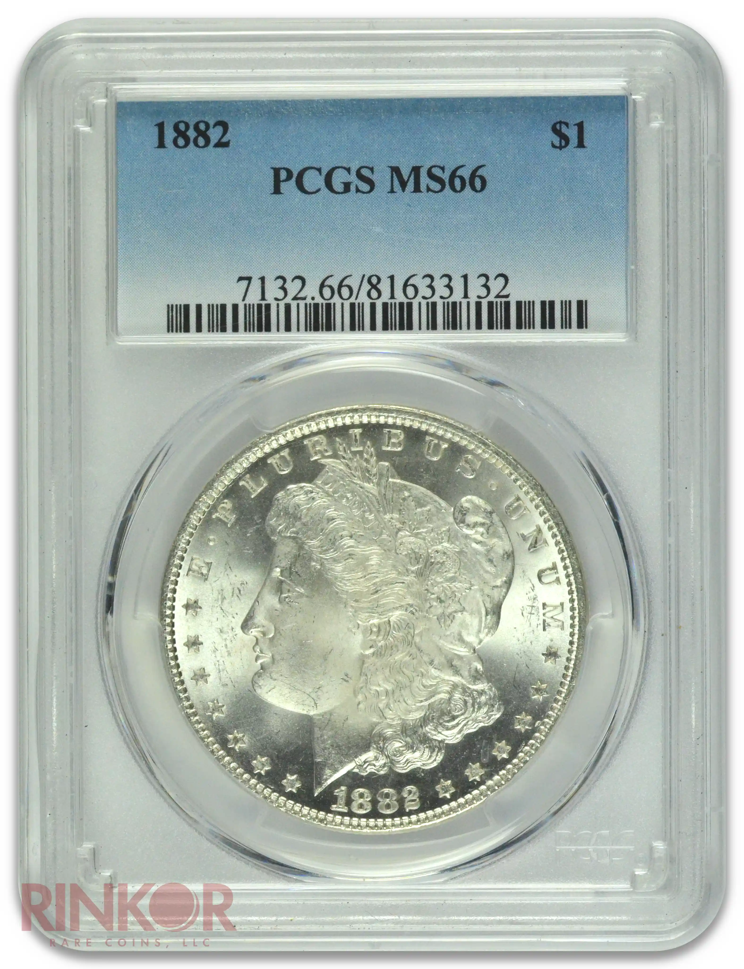 1882 $1 PCGS MS 66