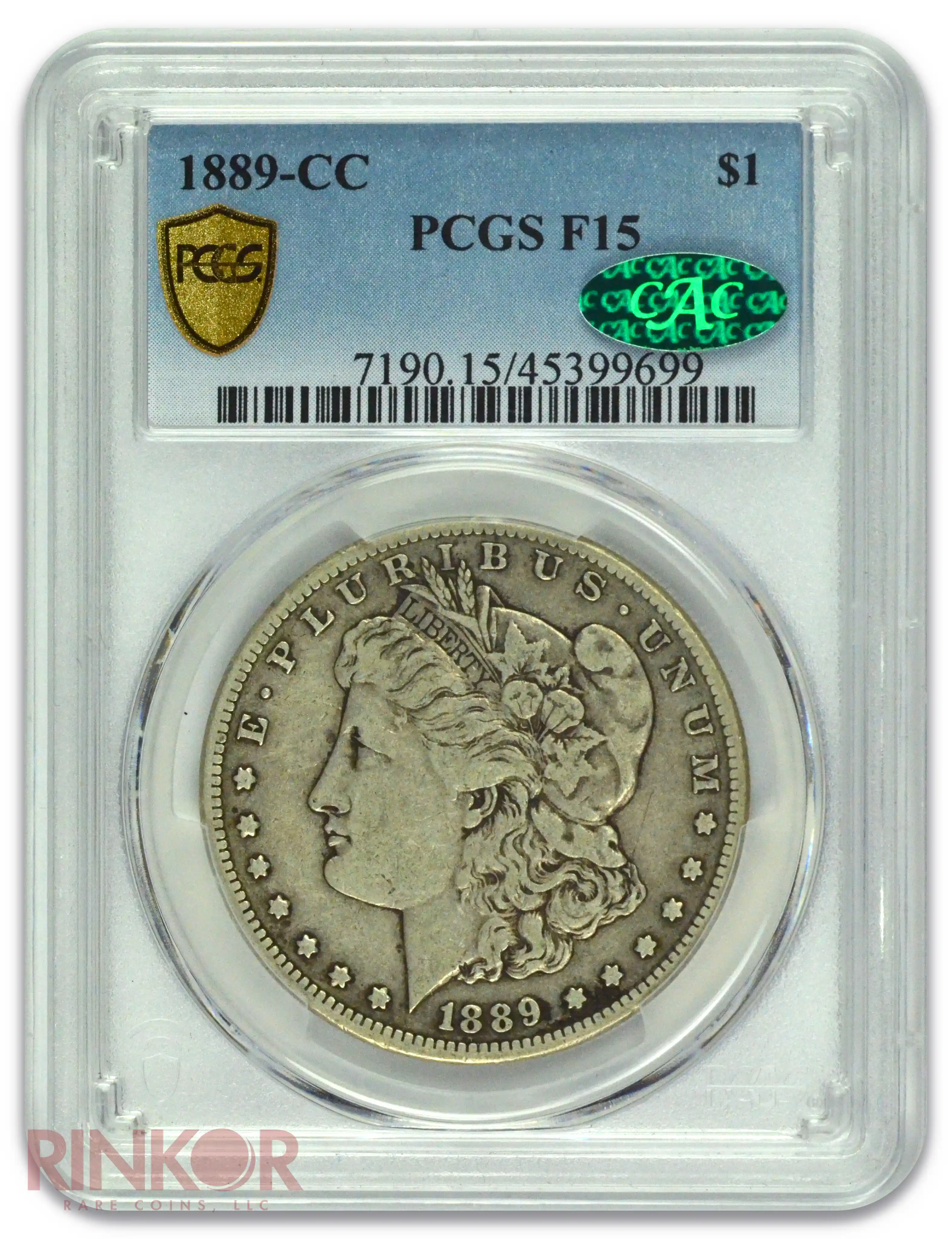 1889-CC $1 Morgan Dollar PCGS