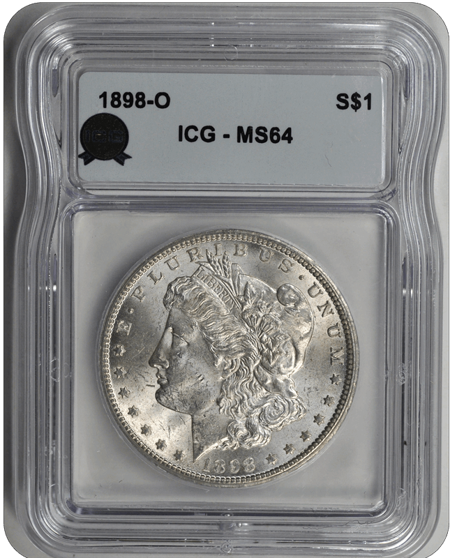 1898-O Morgan ICG MS 64