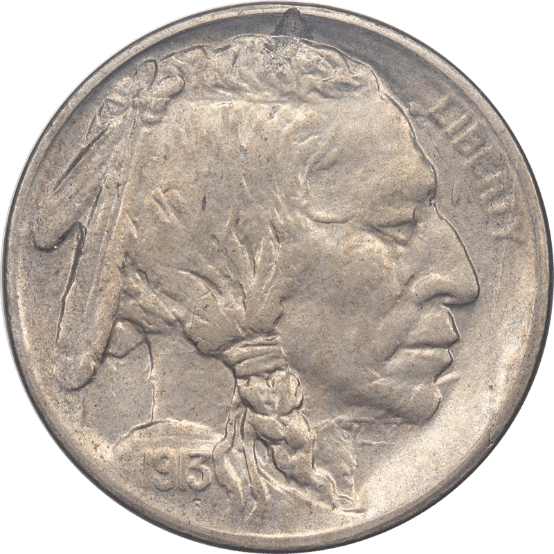 1913-S Type 1 Buffalo Nickel 5c  Choice Uncirculated - Nice Original Coin