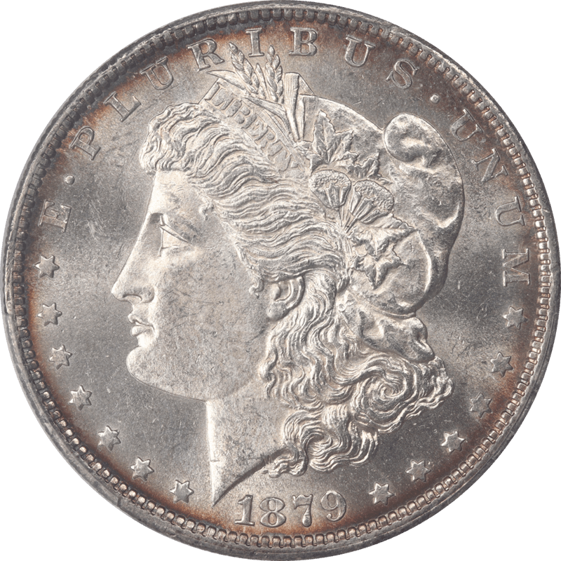 1879-O Morgan Silver Dollar $1 PCGS MS63 - Nice Peripheral Rim Toning