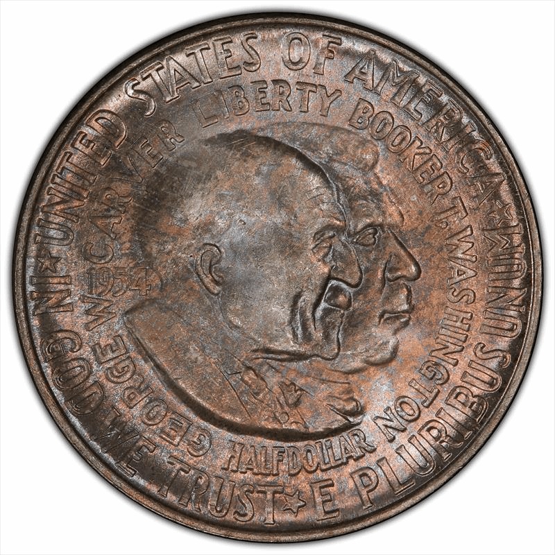 1954 Washington-Carver 50C PCGS MS 66 CAC