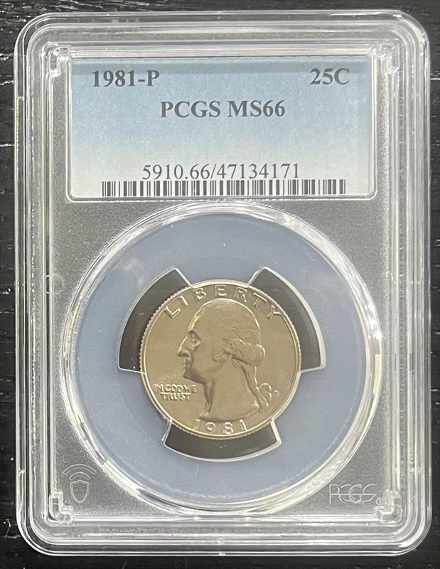 1981-P Washington PCGS MS 66