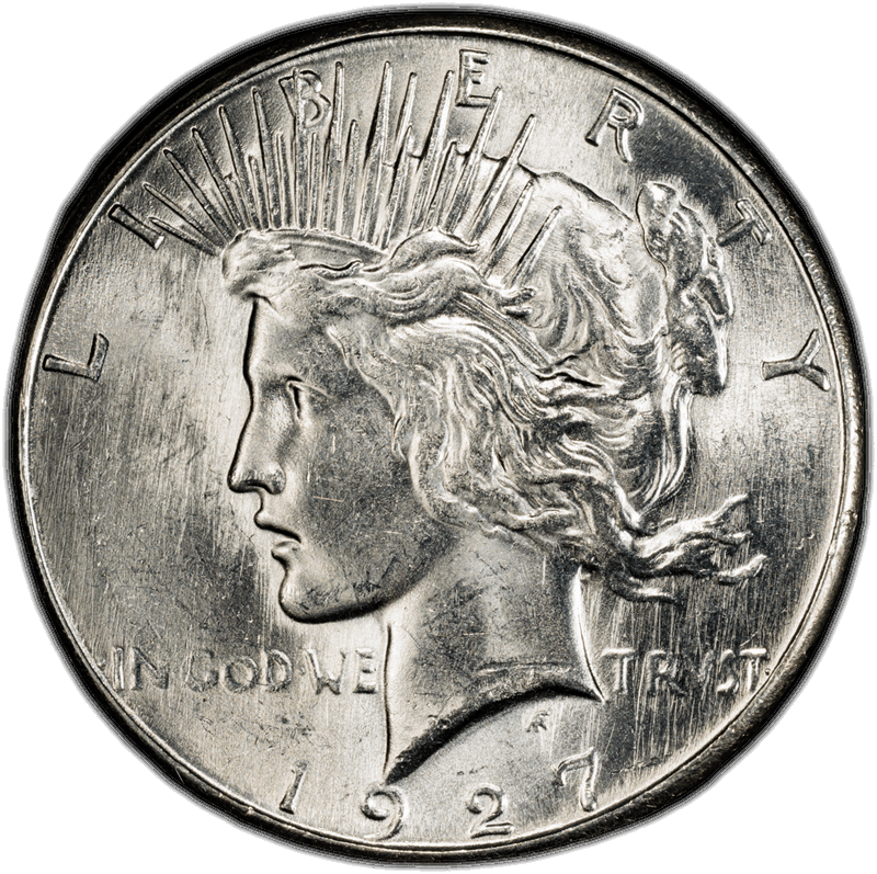 1927-S $1 PCGS MS 63 CAC