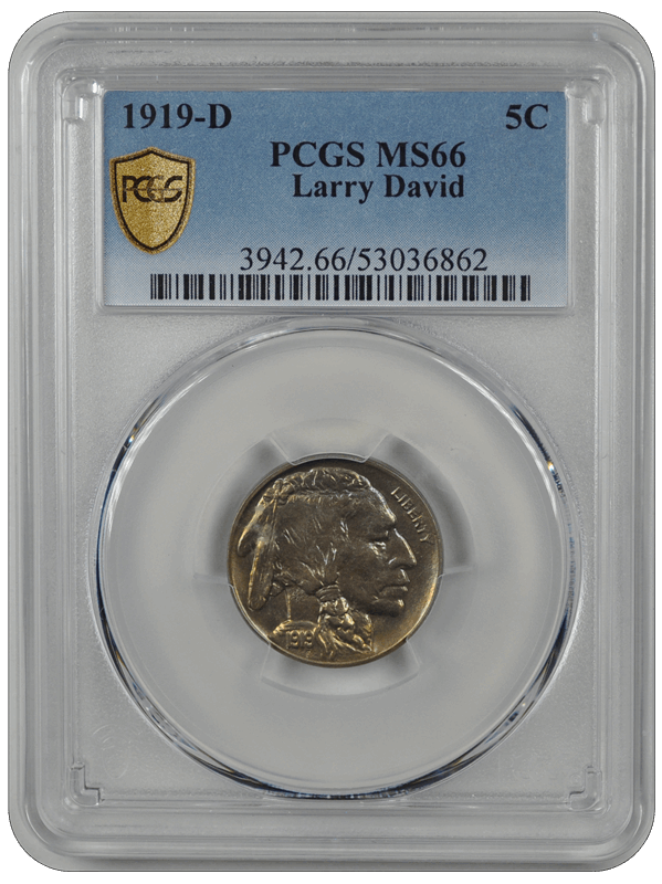 1919-D Buffalo PCGS MS 66