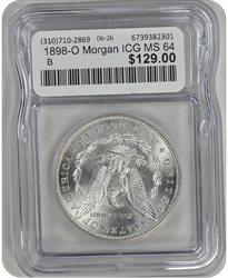1898-O Morgan ICG MS 64