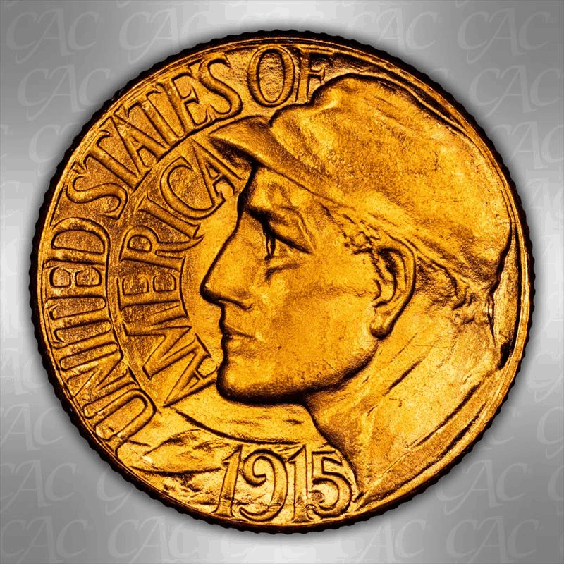 1915-S Panama-Pacific G$1 CACG MS 65 
