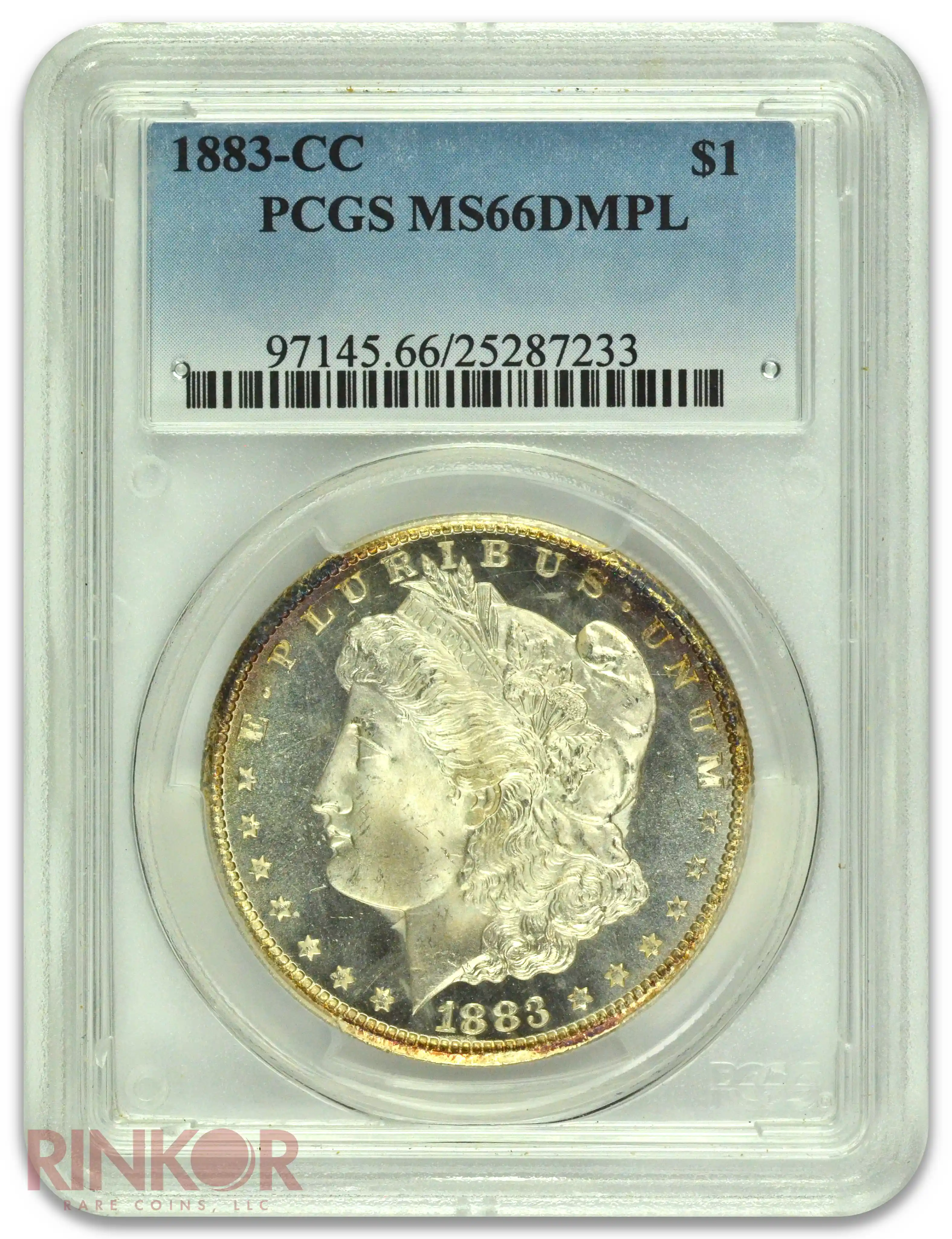 1883-CC $1 Morgan Dollar PCGS MS 66 DMPL