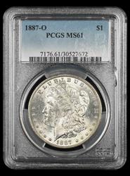 1887-O $1 PCGS MS 61