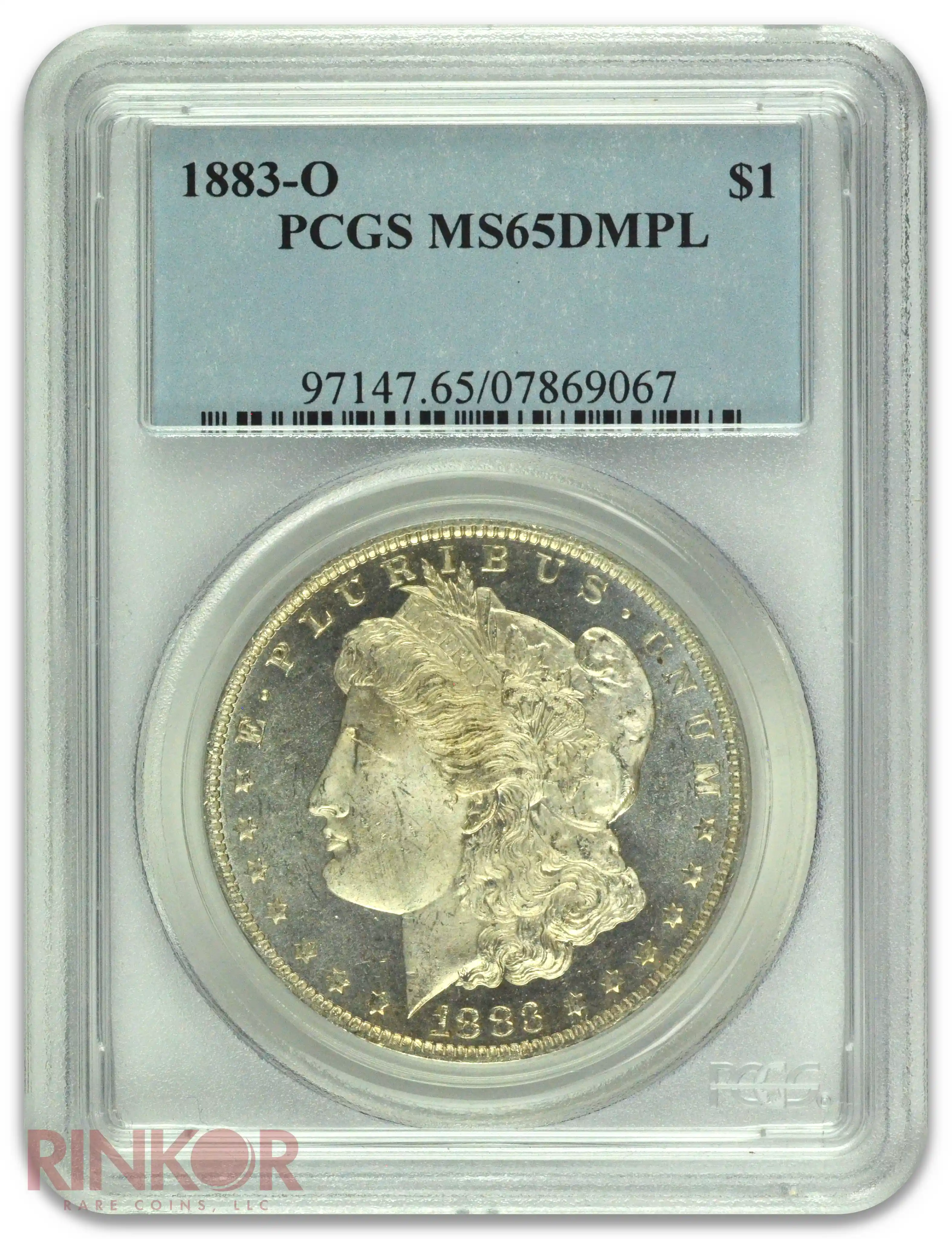 1883-O $1 Morgan Dollar PCGS MS 65 DMPL