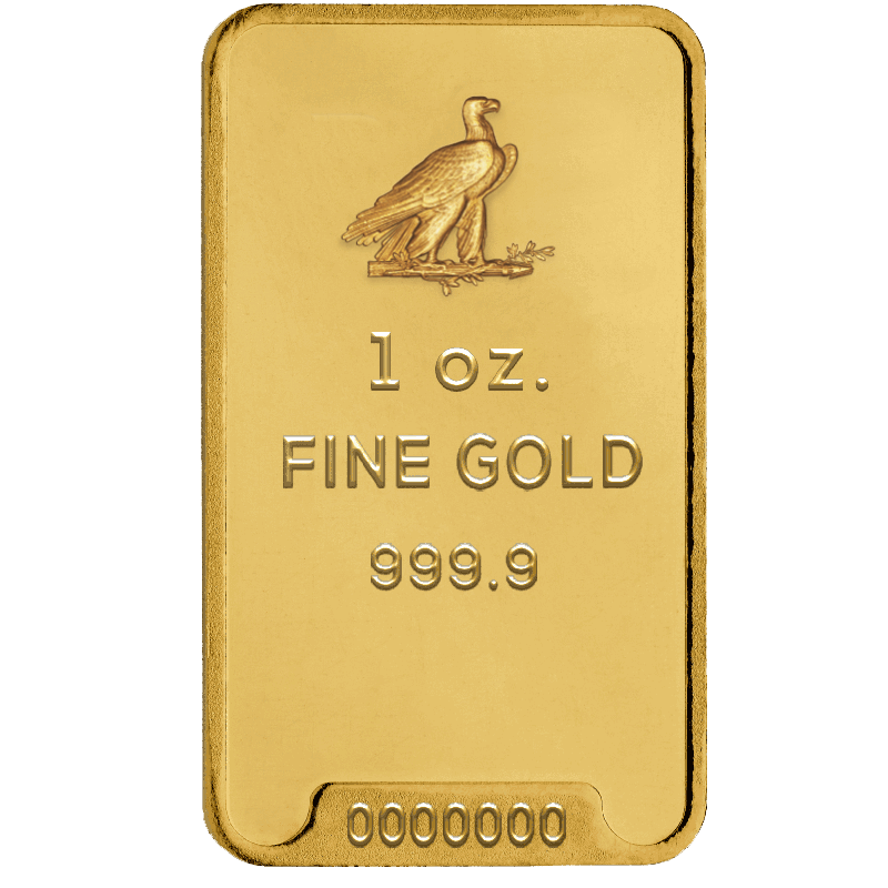 1 OZ GOLD BAR Chosen From available Stock 
