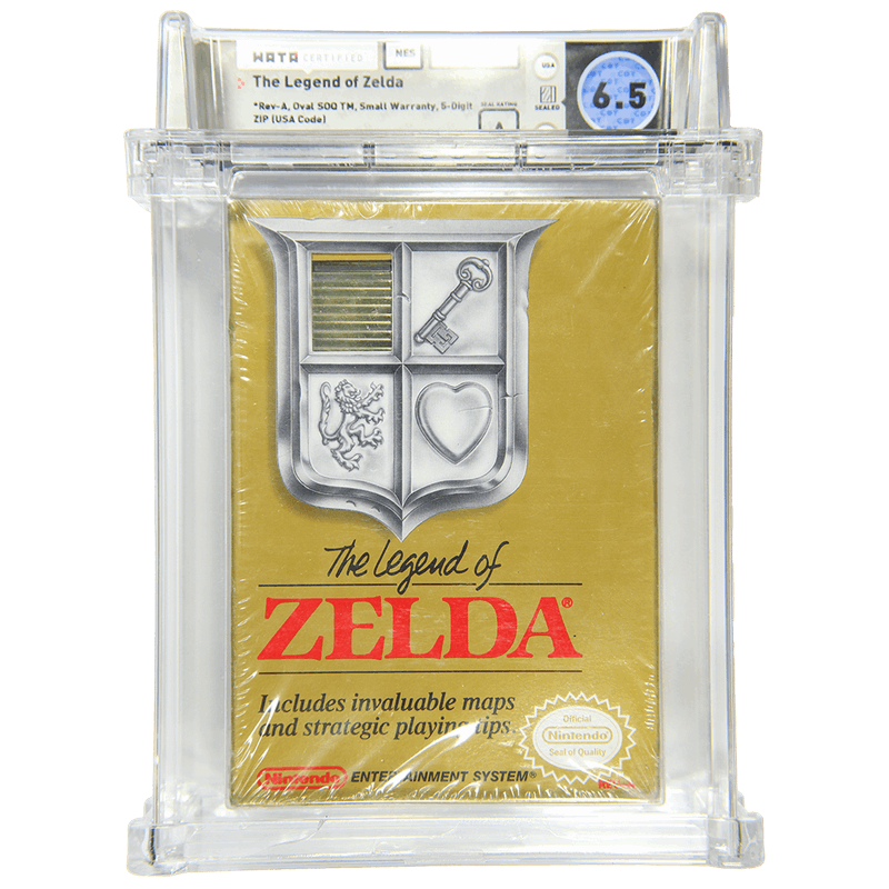 1987 Nintendo The Legend of Zelda Wata Certified 6.5
