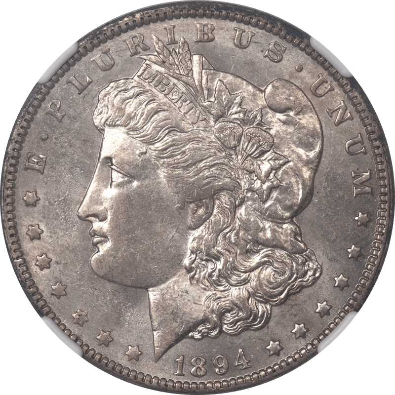 1894-O Morgan Silver Dollar $1 NGC AU 58 - Nice Original Coin