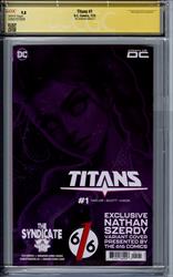 Titans #1 CGC Signature Series 9.8 (D.C., 2023) Signed by Nathan Szerdy 