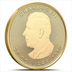 2025 $20 1/2oz. Canadian Gold Maple Leaf, BU 