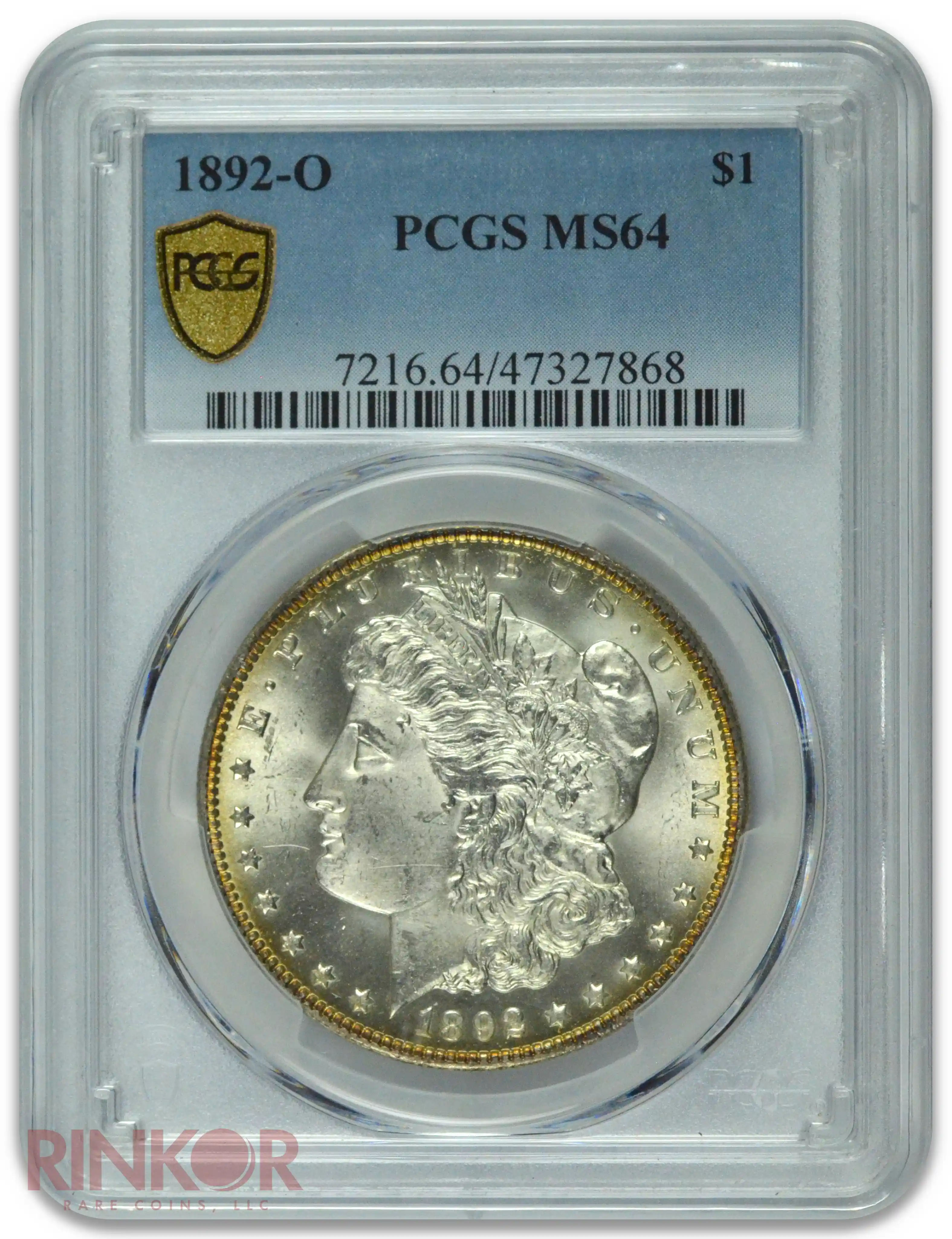1892-O $1 Morgan Dollar PCGS MS 64