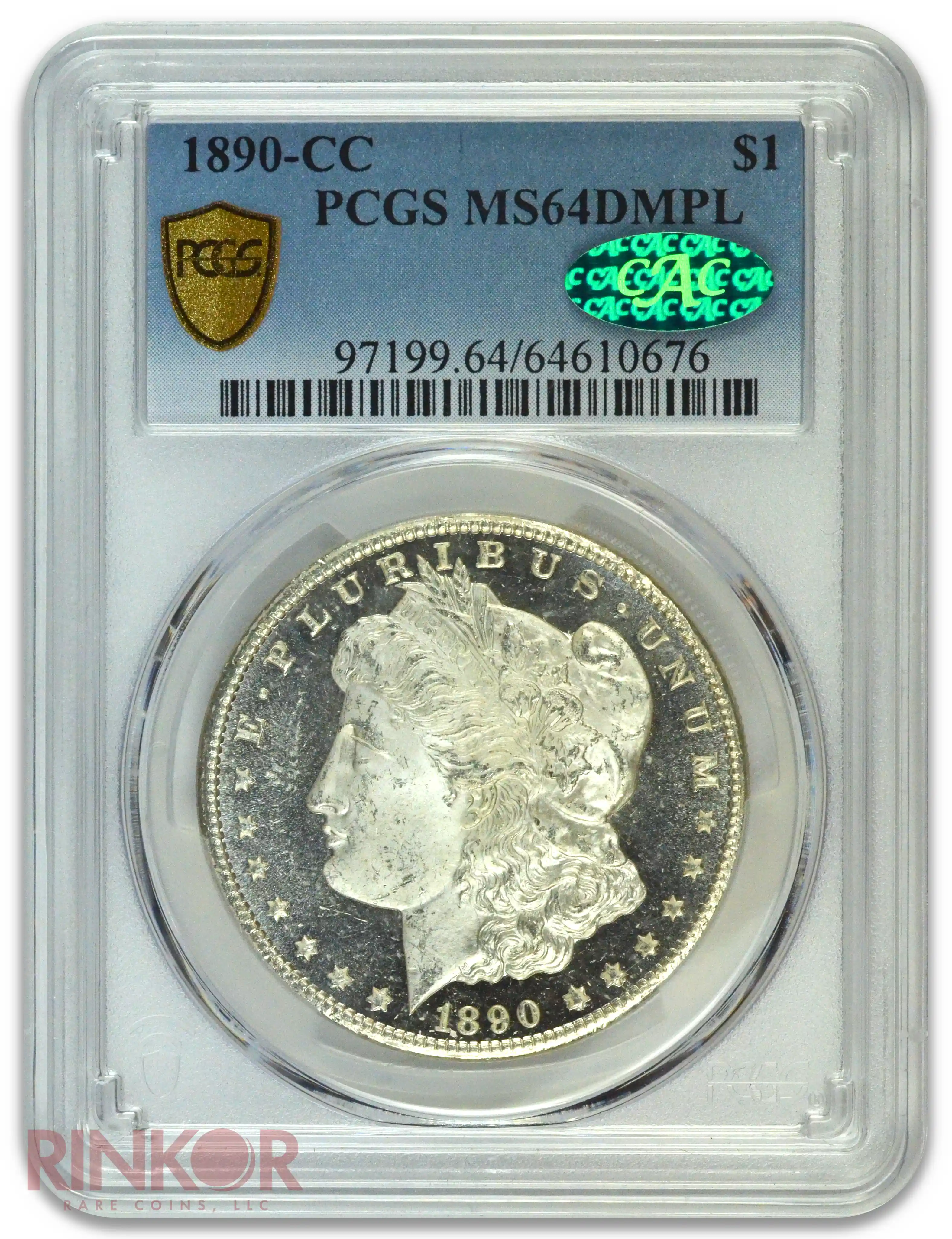 1890-CC $1 Morgan Dollar PCGS