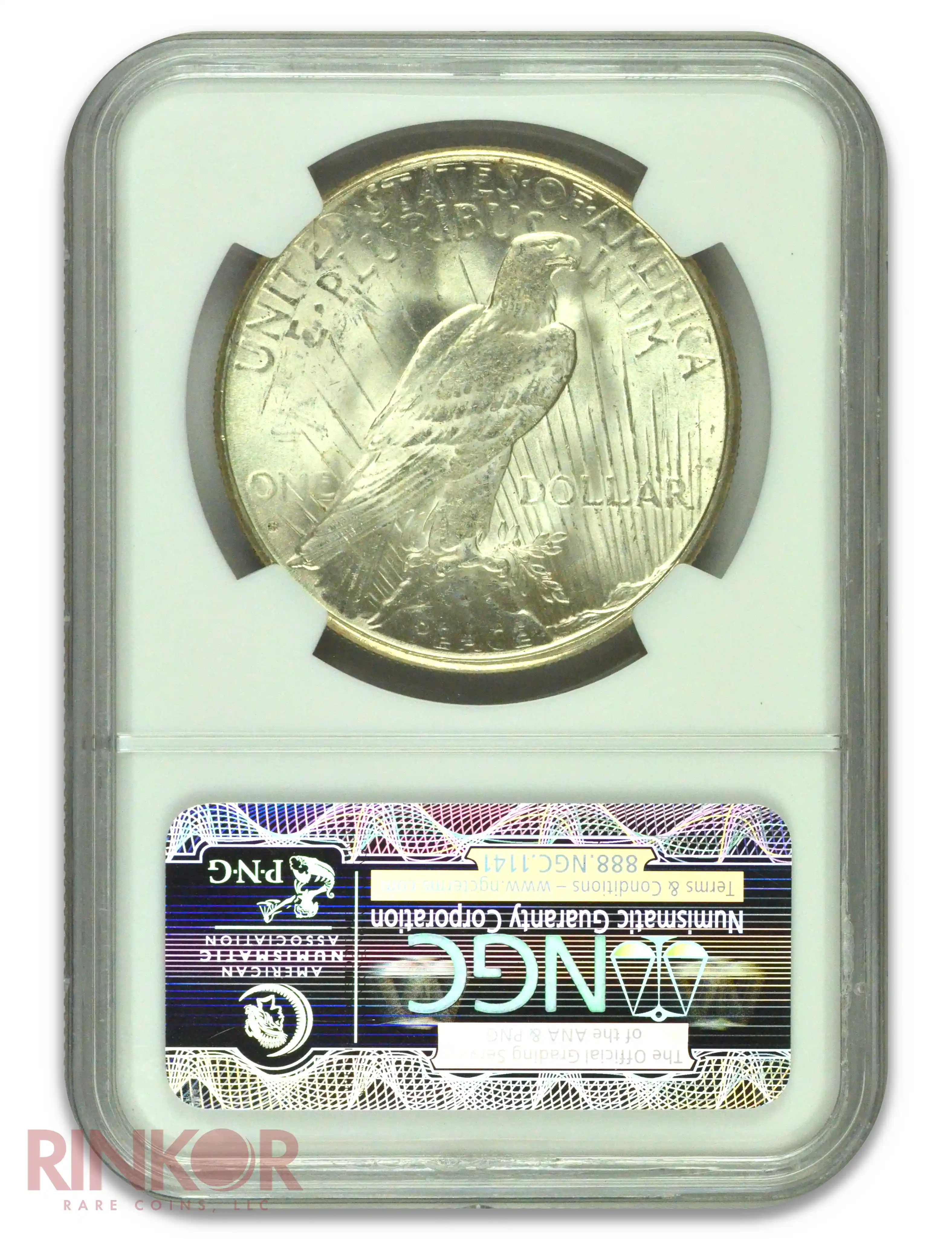 1928-S $1 Peace Dollar NGC MS 64 