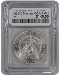 1904-O Morgan ICG MS 64+