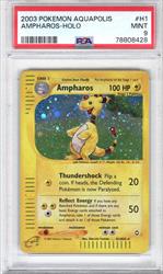 2003 Pokemon Aquapolis Ampharos Holo PSA Mint 9
