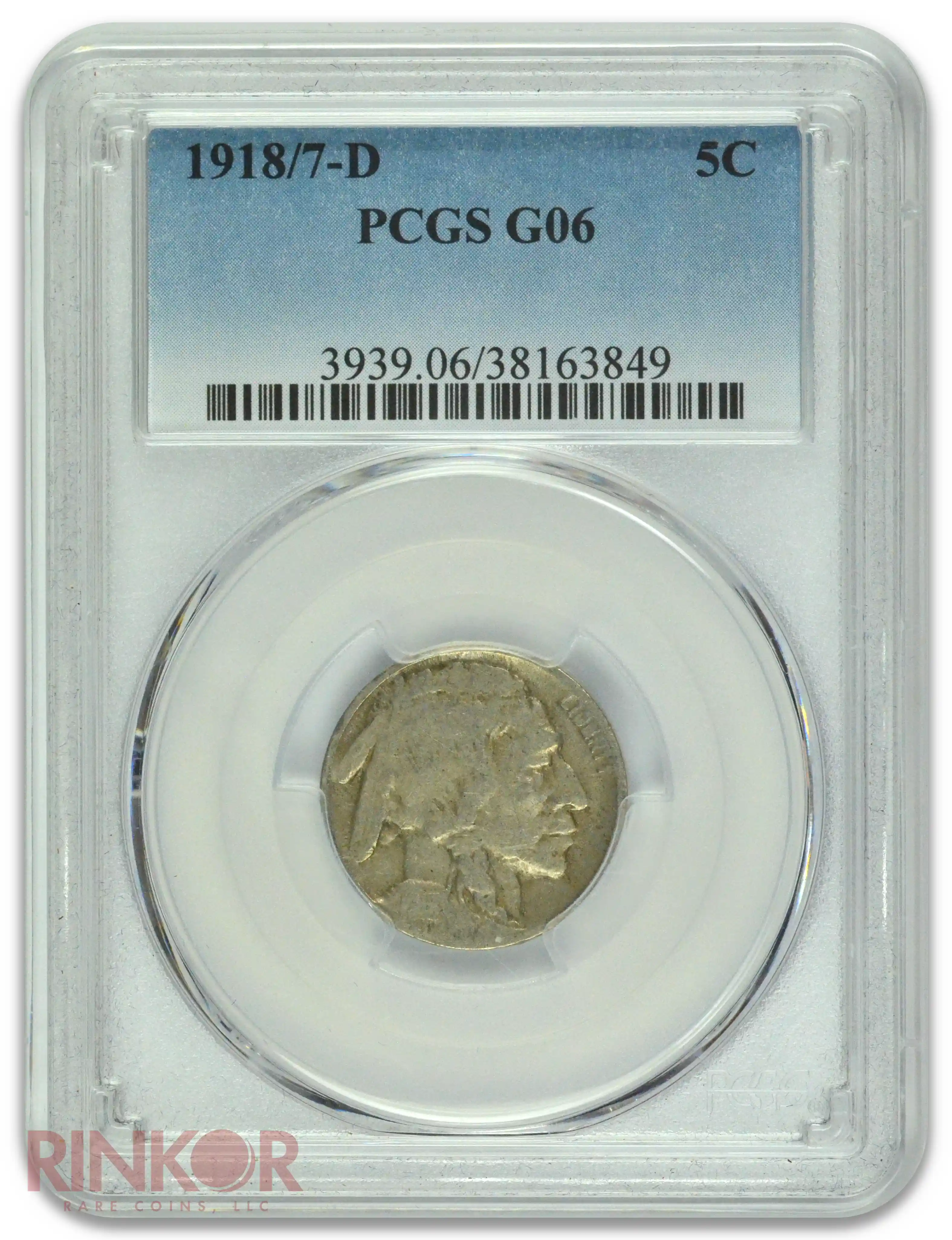 1918/7-D Buffalo Nickel PCGS G-06