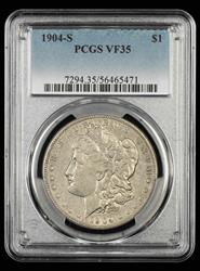 1904 S $1 PCGS VF35