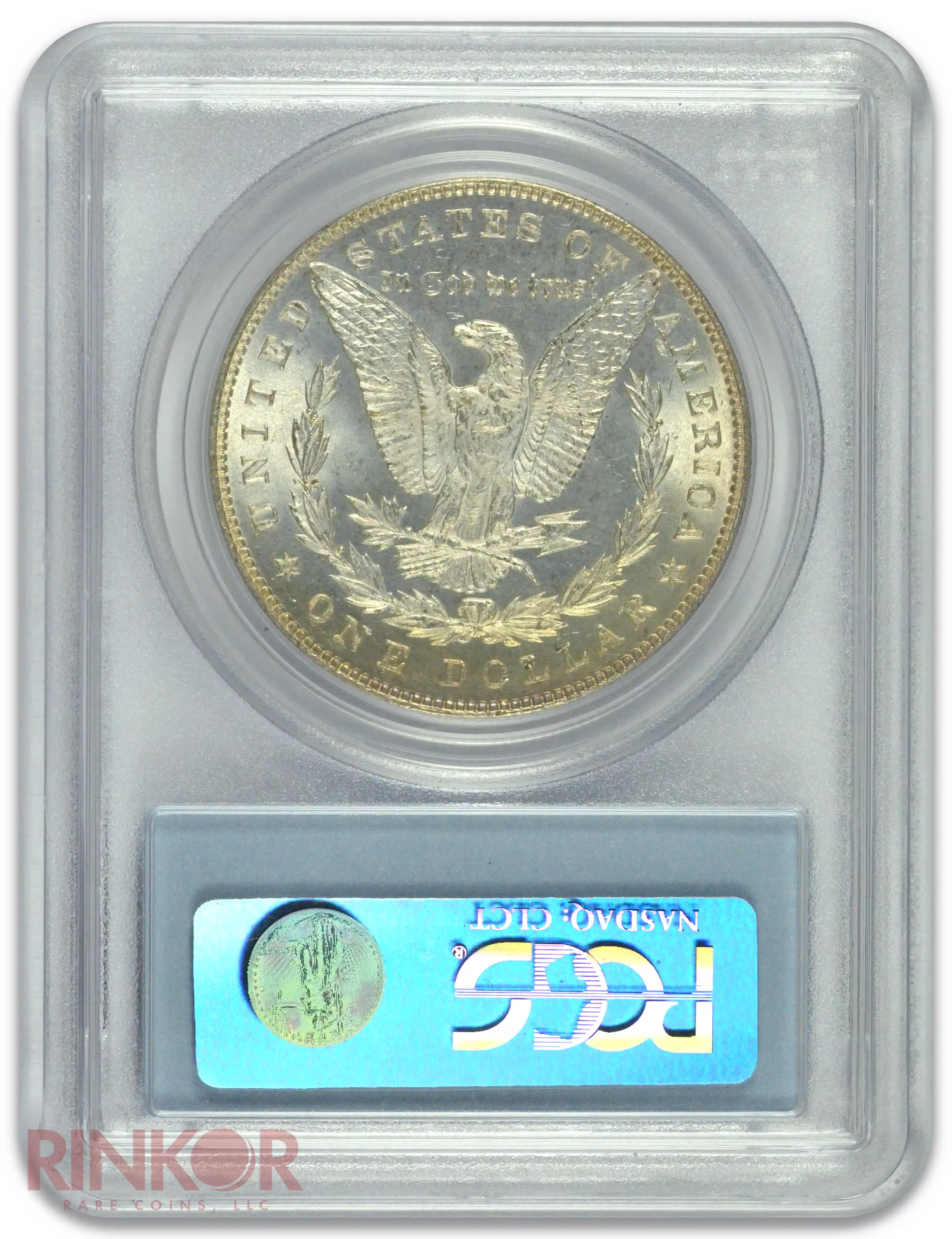 1887/6 $1 Morgan Dollar PCGS MS 62 CAC