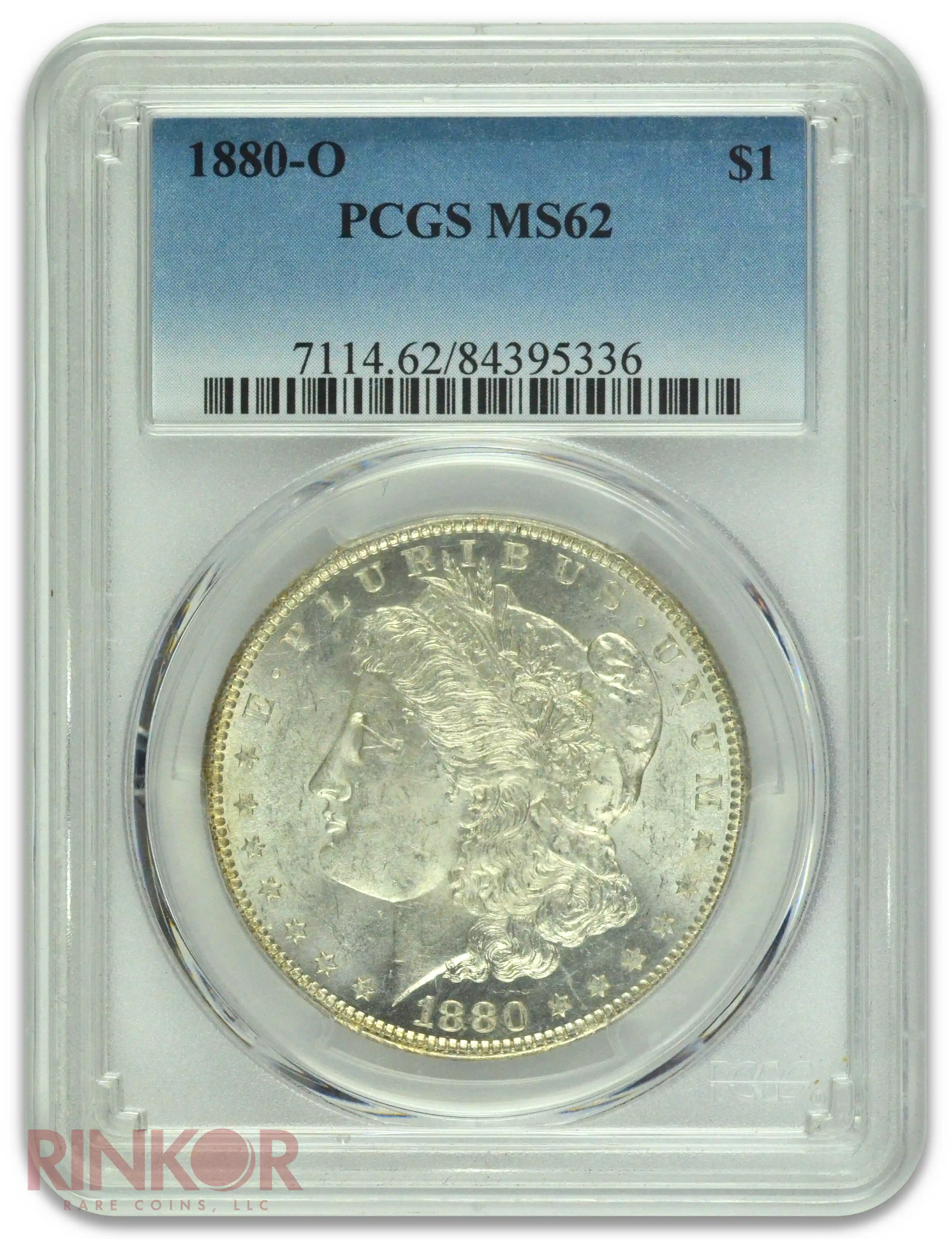 1880-O $1 Morgan Dollar PCGS MS 62