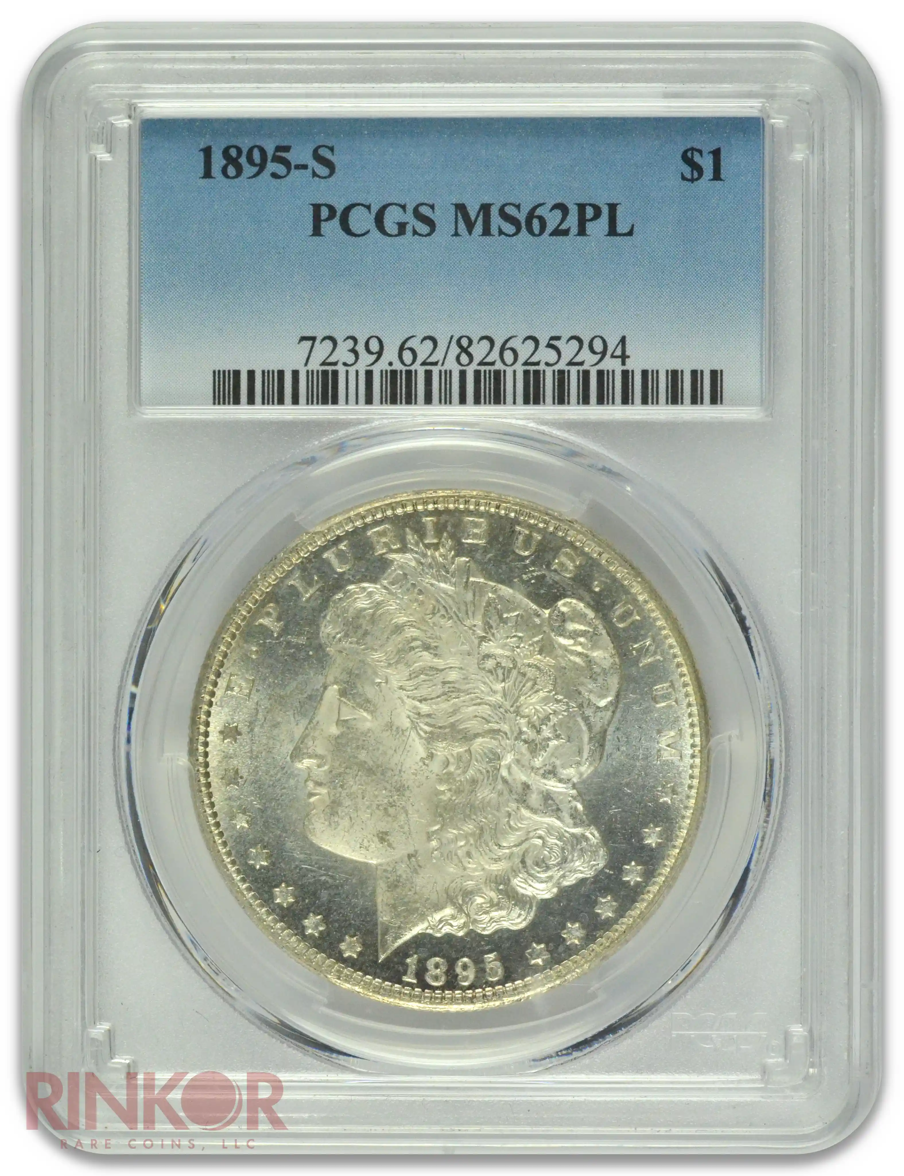 1895-S $1 Morgan Dollar PCGS MS 62 PL